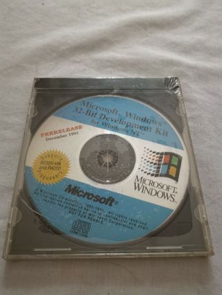 Windows 32 - Bit Development Kit for Windows NT Prerelease 1991 Very Rare 2