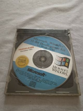 Windows 32 - Bit Development Kit for Windows NT Prerelease 1991 Very Rare 7