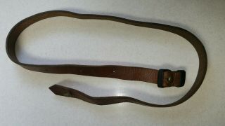 Ww2 German Mauser K98 Leather Sling With Keeper Frog