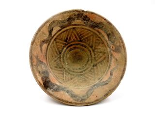 Indus Valley Ca.  2200 Bc Terracotta Chalice With Snake Motif - R 323