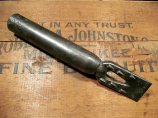Hutchison Black Powder Log Blasting Wedge Old Vintage Antique Hutchinson Tool 4