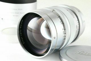 [rare ] Leica Summarex 8.  5cm 85mm F/1.  5 Mf Lens For L39 Screw W/hood Japan 5507