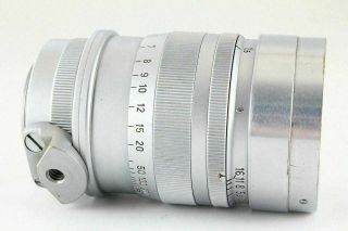 [Rare ] Leica SUMMAREX 8.  5cm 85mm f/1.  5 MF Lens for L39 Screw w/Hood JAPAN 5507 9
