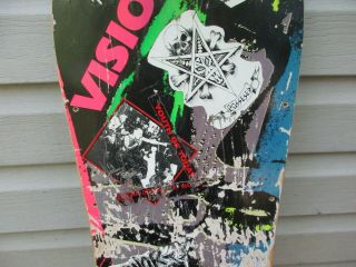 1980 ' s Vision Aggressor Skateboard deck Invader Trucks Rasta Wheels Old school 4