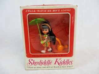 Vintage 1967 Mattel Skediddle Kiddles Cherry Blossom Doll 3790 Nos