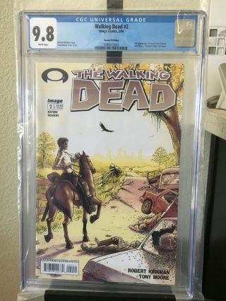 The Walking Dead 2 CGC 9.  8 Rare Second Print.  1st Lori And Carl.  1st Glenn. 4
