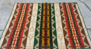 Vintage 60 " X81 " Jacobs Oregon City Antique Blanket Shawl/rare W/label/indian