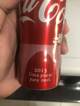 Coca Cola Bottle Aluminum Very Rare 2015 From Brazil Never Released 4