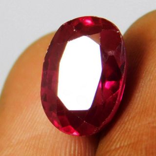 6.  45ct Natural Pigeon Blood Red Ruby From Mozambique,  Rare Transparent Gem.
