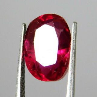 6.  45ct Natural Pigeon Blood Red Ruby From Mozambique,  Rare Transparent Gem. 3