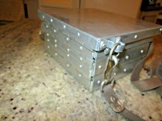 vintage fly fishing fly chest box 3 tier 4