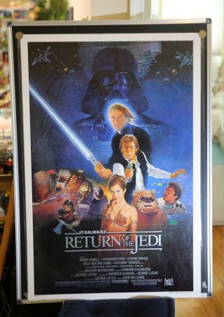 Star Wars Return Of The Jedi One Vintage Rolled Movie Poster 27x41 1983