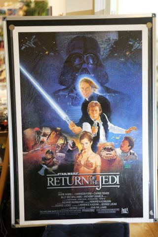 Star Wars Return Of The Jedi One Vintage Rolled Movie Poster 27x41 1983 2