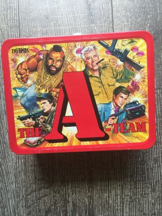 Vintage 1983 The A - Team Lunchbox Nos Case Fresh