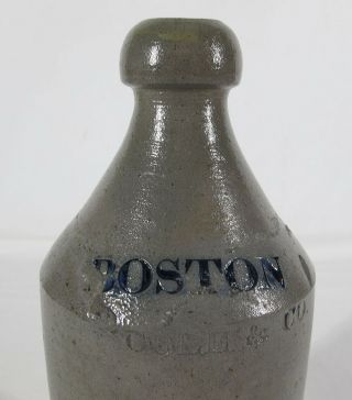 Antique Pre Prohibition Stoneware Root Beer Bottle Baltimore Boston Cole &co Yqz