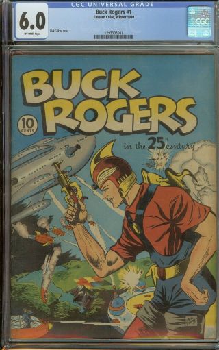 Buck Rogers 1 Cgc 6.  0 Vintage Eastern Color Comic Key 1st Issue Golden Age 10c