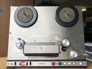 Vintage Ampex Ag - 440c 1/4 " 2 - Speed Reel Tape Recorder Transport