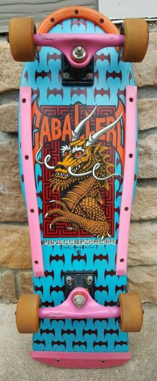Powell Peralta Steve Caballero Xt 1987 Vintage Dragon & Bats Skateboard