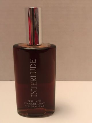 Interlude Perfumed Vintage By Frances Denny Women 4 Oz Cologne Spray Full No Box