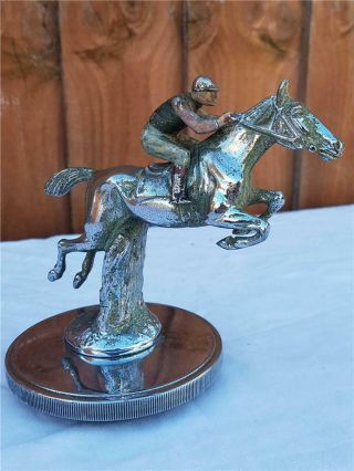 Vintage Jumping Racehorse Car Mascot By Louis Lejeune Horse Racing