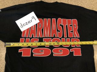 Bolt Thrower War Master Vintage 1991 Tour Long Sleeve Shirt Morbid Angel Carcass 10