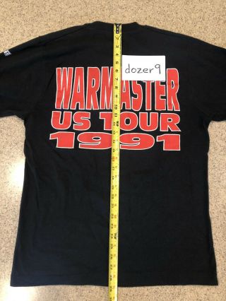 Bolt Thrower War Master Vintage 1991 Tour Long Sleeve Shirt Morbid Angel Carcass 11