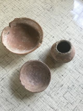 Pre Columbian Pottery Casa Olla (bowls) Chapala Jalisco Mx Circa 500 Bce - 100ce