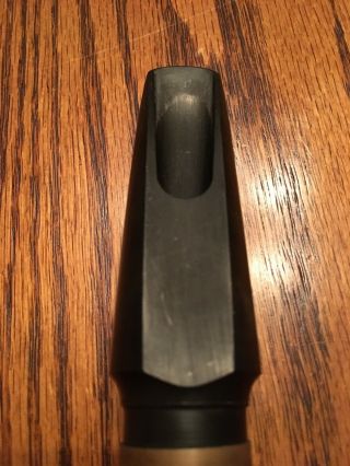 Vintage Brilhart Hard Rubber Alto Saxophone Mouthpiece Serial 43899 4