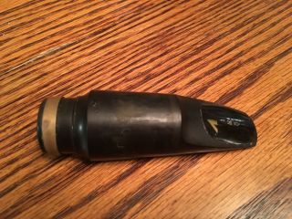 Vintage Brilhart Hard Rubber Alto Saxophone Mouthpiece Serial 43899 6