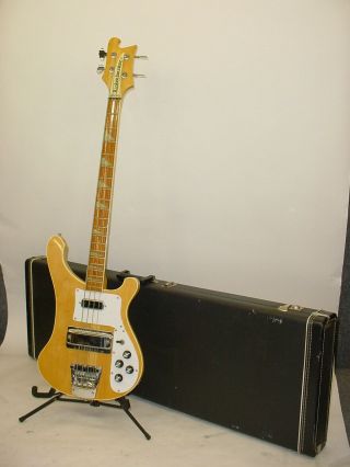 Vintage 1984 Rickenbacker 4003 4 - String Bass Guitar Includes Case 80 