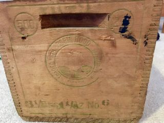 Rare 1898 Robin Hood Powder Co.  Shotgun Shells Crate - 500 count,  12 guage 11