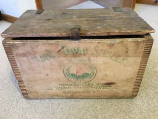 Rare 1898 Robin Hood Powder Co.  Shotgun Shells Crate - 500 count,  12 guage 3