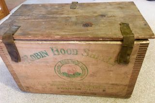 Rare 1898 Robin Hood Powder Co.  Shotgun Shells Crate - 500 count,  12 guage 4