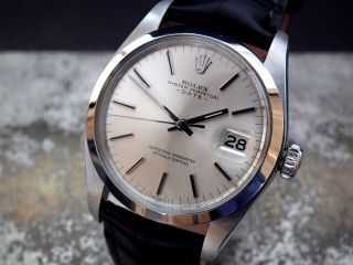 Stunning 1980 Rolex Oyster Perpetual Date Gents Vintage Watch 11