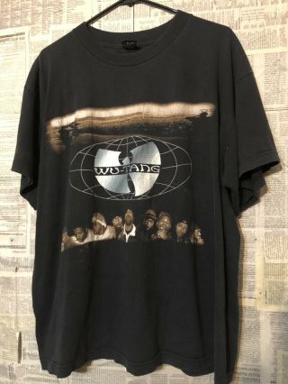 Vtg 90s Wutang Clan Forever Rap Hip Hop Polygram T - Shirt