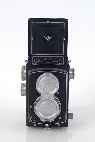 Vintage ROLLEICORD III 1950 ' s TLR Camera With Added 35MM Film Adapter Installed 2