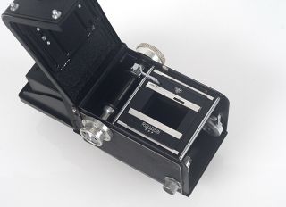 Vintage ROLLEICORD III 1950 ' s TLR Camera With Added 35MM Film Adapter Installed 5