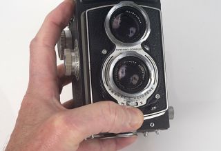 Vintage ROLLEICORD III 1950 ' s TLR Camera With Added 35MM Film Adapter Installed 7