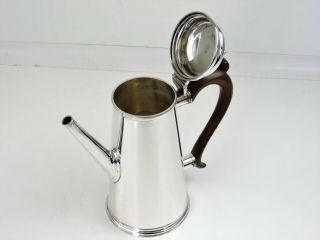 Fine quality GEORGE I Style SILVER COFFEE POT,  London 1961 Fine 712g 3