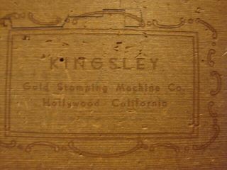 2 Vintage Boxes KINGSLEY Stamping Machine Hot Foil STAMPS Roman & Old English 7