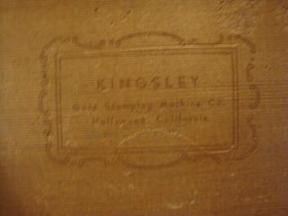 2 Vintage Boxes KINGSLEY Stamping Machine Hot Foil STAMPS Roman & Old English 8