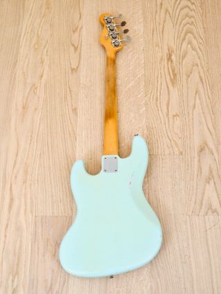 1962 Fender Jazz Bass Vintage Pre - CBS Electric Bass Guitar Sonic Blue w/ Case 3