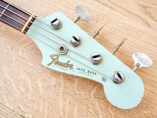 1962 Fender Jazz Bass Vintage Pre - CBS Electric Bass Guitar Sonic Blue w/ Case 4