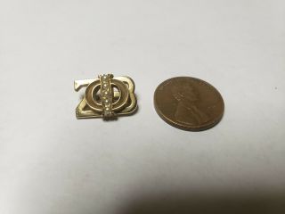 Vintage 10k Gold Zeta Phi Beta ΖΦΒ Sorority Badge Pin