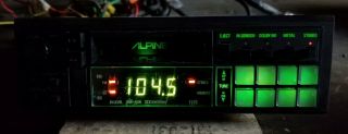 Vintage Alpine 7272 Cassette head unit Old school car audio - 2