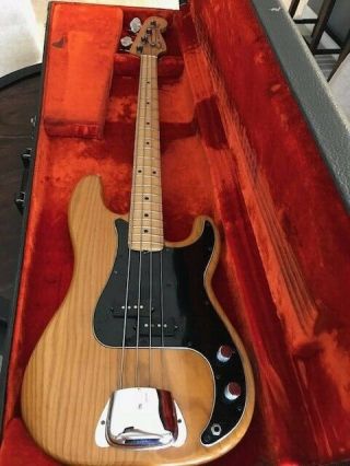1977 Fender Precision Bass Vintage P Bass All incl.  Hard Shell Case 11