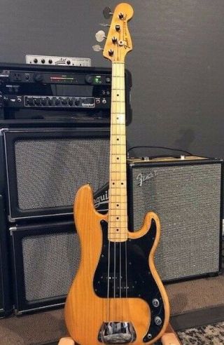 1977 Fender Precision Bass Vintage P Bass All Incl.  Hard Shell Case