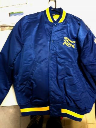 Nfl Vintage Los Angeles La Rams Starter Size Xl Satin Jacket (1985)