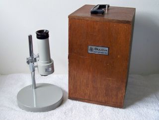 Vintage Bulova Model 9020 Microloupe Jewelers Watch & Jewelry Repair Microscope