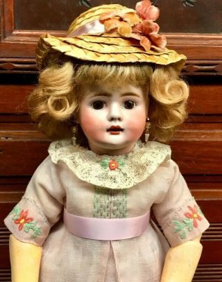 RARE Bahr & Proschild 224 Cabinet Doll - MARY ANN HALL COL.  Antique Bisque German 2
